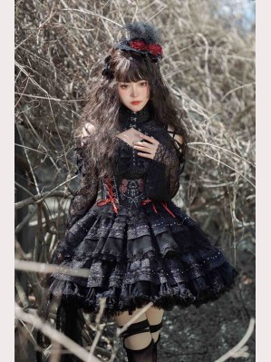 Rose of a hundred thorns gothic lolita dress jsk / bolero (UN28)